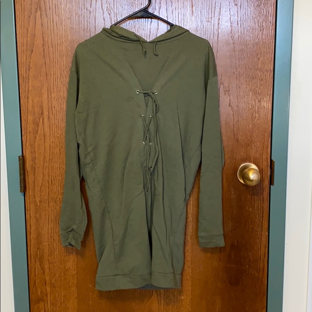 Green Sweater Dress